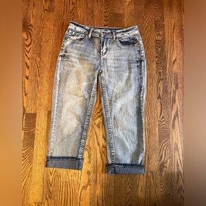 VANILLA JEANS cropped jean pants size 6